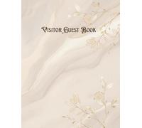 Silky Liquid Marble design Guest Book to collect feedback and reviews from visitors: Suitable for Holiday Home Rental Cottage, Lodge Cabin, Caravan, ... Rroperty or Beach House. Size: 8.5" x 11"