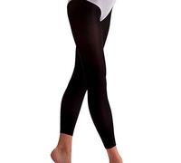 Silky Mujer/Mujer Essentials sin Pies Medias de Ballet - Negro, 7-9 Años