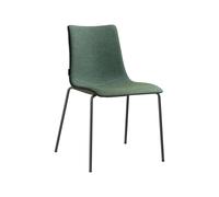 Silla 4 Patas Asiento tapizado Apilable Sin Brazos Scab Zebra Pop 2640 VA T5 26 Verde Jade