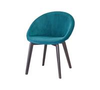 Silla 4 Patas Asiento tapizado Sin Brazos Scab Natural Giulia Pop 2828 FW M2 09 Verde Pavo Real