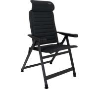 Silla abatible de camping M gris AP-437 Air-Select ComPact Crespo