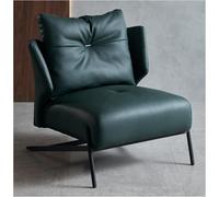 Silla Accent - Sillón moderno de piel sintética con cojín extraíble para sala de estar, dormitorio u oficina en casa - Asiento de lectura cómodo y elegante