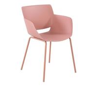 Silla alpena plástico rosado 54x58x80 cm