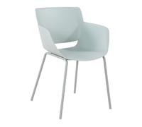 Silla alpena plástico turquesa 54x58x80 cm