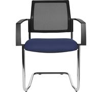 Silla apilable de malla Topstar, silla oscilante, UE 2 unid.