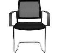 Silla apilable de malla Topstar, silla oscilante, UE 2 unid.