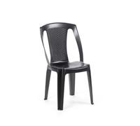 Silla Apilable IPAE-PROGARDEN Procida (48 x 52,5 x 81 cm - Antracite)