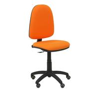 Silla Ayna bali naranja ruedas de parqué