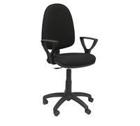 Piqueras y Crespo Ayna Bali Silla de Oficina Brazos Fijos Ruedas Nylon Negro