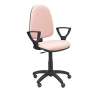 Silla Ayna Bali Rosa pálido Brazos fijos Ruedas de parqué