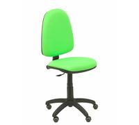 Silla Ayna bali verde pistacho ruedas de parqué