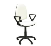 Silla Ayna similpiel blanco brazos regulables