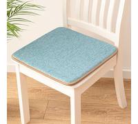 Silla azul cielo para sillas de comedor, 4 K, color liso, 50 x 50 cm, uso interior y exterior, decoración del hogar, perfecto para comedor