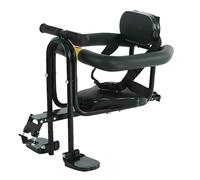 Silla Bicicleta Niño Delantera, Asiento de Bebé Desmontable con Respaldo y Apoyo y Pedales para Bicicleta de Montaña, Bicicletas de Montaña, Bicicletas de Ciudad, Bicicletas Plegables