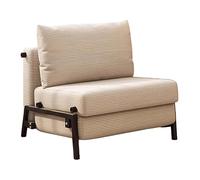 Silla cama convertible para adultos, sofá cama tapizada de terciopelo con colchón, diseño plegable que ahorra espacio para leer, siestas y ocio (blanco, 187 x 65 x 26 cm)