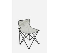 SILLA CAMPING PLEGABLE METAL GRIS 45X45X70 cm