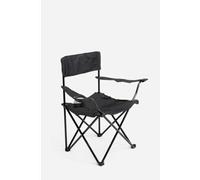 SILLA CAMPING PLEGABLE NEGRA 50X81X80