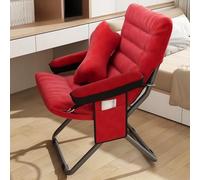 Silla chaise longue portátil, plegable, silla de lectura, reclinable, tapizada, multifuncional, para sala de estar y dormitorio, diseño compacto que ahorra espacio.