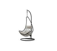 Silla colgante de exterior vide 95x95x196 negro 95 cm