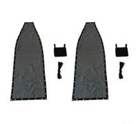 Silla colgante de repuesto para asiento de tela textileno diseñada para adaptarse a varios modelos con resistencia al desgaste robusta 64 x 197 x 23 cm (2 piezas con bolsillos)
