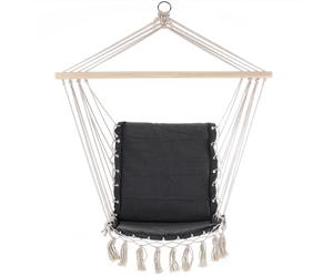 Silla colgante jardín gris oscuro 55x100cm