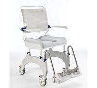 Silla cómoda de ducha - Ruedas de 5" - Tamaño reducido - Ocean Ergo
