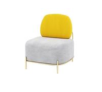 Silla compacta de ocio de 27 pulgadas, elegante recepción de hotel y sofá de oficina interior para sala de estar y dormitorio, cómodo sofá de descanso para espacios pequeños (B S)