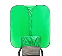Silla Con Pantalla Verde Para Transmisión: Hoja Montada En Silla, Opción De Almacenamiento Compacto En El Hogar, Accesorio De Estudio De Configuración Rápida, Soporte Para Transmisión De Cámara Web De