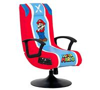 Cadeira X-Rocker Super Mario 2.1 Audio Pedestal - Vermelha,Azul