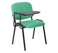 Silla conferencia ken con mesa plegable & en tela verde 71x53x81 cm