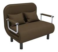 Silla convertible ajustable plegable 3 en 1, sofá tapizado, cómodo, ahorro de espacio, sofá de ocio con respaldo para un uso versátil