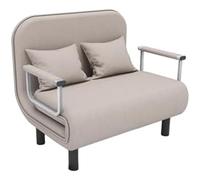 Silla convertible ajustable plegable 3 en 1, sofá tapizado, cómodo, ahorro de espacio, sofá de ocio con respaldo para un uso versátil
