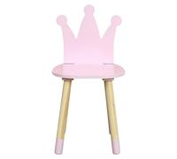 Silla Corona (Rosa, Madera de pino, Específico para: Niños pequeños)