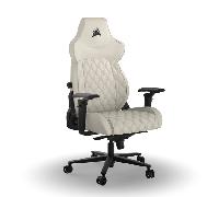 Corsair TC500 Luxe Silla para Juegos - Tejido Transpirable Premium - Asientos Anchos - Reposabrazos Ajustables en 5 Direcciones - Soporte Lumbar Ajustable - Reclinable 90-135° - Escarcha
