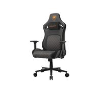 COUGAR - CGR-DFF-GRB Silla para videojuegos de PC Asiento acolchado tapizado Negro, Oro