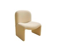 Silla de acento - Sofá de terciopelo granular sin brazos con respaldo para sala de estar, dormitorio, balcón - Asiento elegante y acogedor