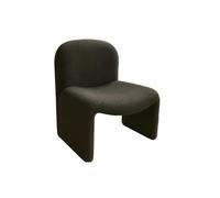 Silla de acento - Sofá de terciopelo granular sin brazos con respaldo para sala de estar, dormitorio, balcón - Asiento elegante y acogedor