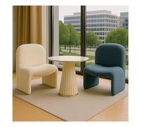 Silla de acento - Sofá de terciopelo granular sin brazos con respaldo para sala de estar, dormitorio, balcón - Asiento elegante y acogedor