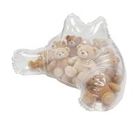 Silla de almacenamiento de animales de peluche - de asiento multiusos para almacenamiento de juguetes, construcción de PVC impermeable, cómodo organizador de cojines, solución práctica para orde