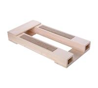 Silla de apareamiento para gato con rascador-almohadilla de acoplamiento con patas cortas de madera con rasguño incorporado | COMÚNICA COMUNIÓN PARA, MEDIMAS y gatos grandes, muebles