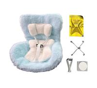 Silla De Auto para Muñecas Bebé | Silla de Coche para Muñeca Reborn - Cuna De Peluche 17cm para Tienda Viajes Guardería, Colección Niñas Regalo Infantil