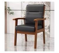 Silla de bañera con marco de madera, cómodo asiento ocasional para leer y cenar en espacios de vida