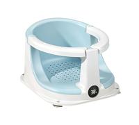 Silla De Baño - Asiento De Baby Shower - Asiento De Baño Con Sensor De Temperatura | Asiento De Ducha De Bañera Acolchada Plegable Para Bebés Y Preescolares 0-3 Años | Soporte De Cuerpo Completo Para