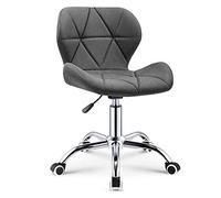 Silla de bar, silla giratoria de altura ajustable con reposabrazos, diseño casual de lujo para sala de estar o cocina