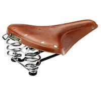 Silla De Bicicleta Brooks B67 Con Resortes De Cromo De Cuero HONEY