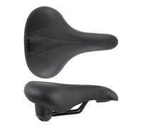 Silla De Bicicleta Para Mujer MTB De Paseo MTB WAG E-Bike Con Elastómeros Negra