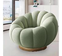 Silla de burbujas de lujo, sofá moderno de suelo perezoso, salón giratorio individual, sofá curvado en forma de panal 3D para sala de estar