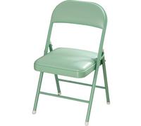 Silla de camping plegable portátil con cojín grueso, no requiere montaje, diseño de ahorro de espacio, ideal para patio, picnic, garaje