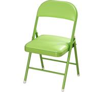 Silla de camping plegable portátil con cojín grueso, no requiere montaje, diseño de ahorro de espacio, ideal para patio, picnic, garaje