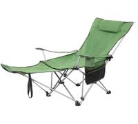 Silla de Camping Plegable portátil Silla de Barbacoa de Picnic al Aire Libre Asiento de Tela Oxford Silla de mochilero Ajustable y Liviana(BLU)